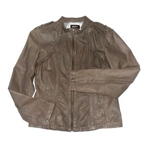 Danier Light Brown Genuine Leather Jacket US M